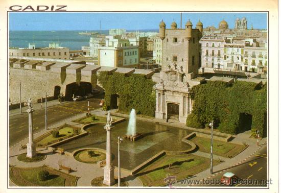 Postales: N&ordm; 10001 CADIZ MURALLAS DE PUERTAS DE TIERRA