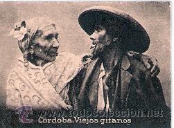 Postkarten: POSTAL ORIGINAL DECADA DE LOS 30. CORDOBA. VIEJOS GITANOS. N&ordm; 764. VER TAMA&Ntilde;O Y EXPLICACION
