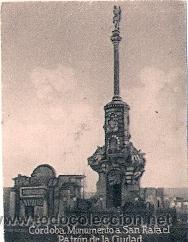 Postkarten: POSTAL ORIGINAL DECADA DE LOS 30. CORDOBA. MONUNENTO A S. RAFAEL. N&ordm; 745. VER TAMA&Ntilde;O Y EXPLICACION