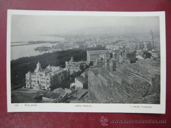 Postales: MALAGA, VISTA PARCIAL - POSTAL FOTOGRAFICA