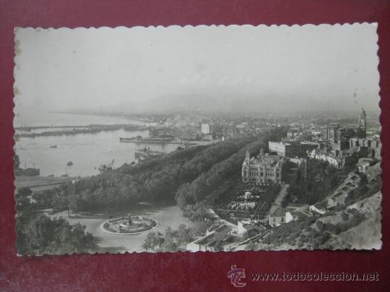 Postales: MALAGA, VISTA PARCIAL - POSTAL FOTOGRAFICA