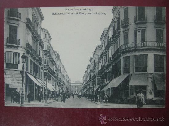 Postales: MALAGA, CALLE DEL MARQUES DE LARIOS