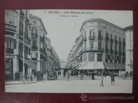 Postales: MALAGA, CALLE DEL MARQUES DE LARIOS