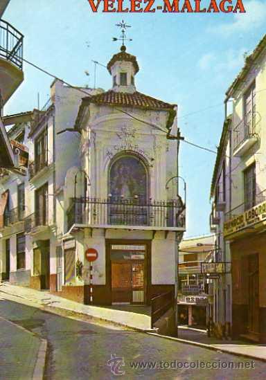 Postales: VELEZ-M&Aacute;LAGA 4858 CALLE T&Iacute;PICA COLECCI&Oacute;N PERLA ESCRITA CIRCULADA SELLO