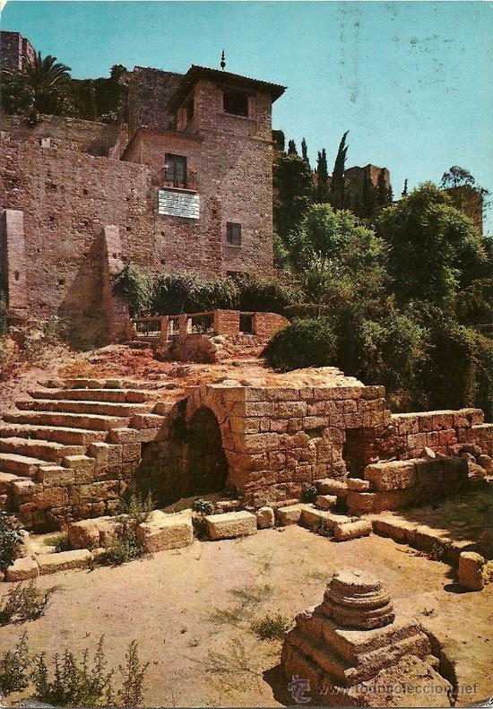 Postcards: MALAGA, ALCAZABA. N&ordm; 13. EDICIONES DOMINGUEZ-MADRID.