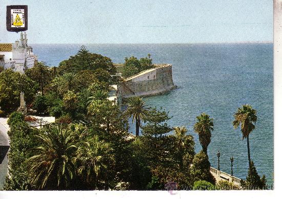 Postales: CADIZ - PASEO Y MONUMENTO AL MARQUES DE COMILLAS
