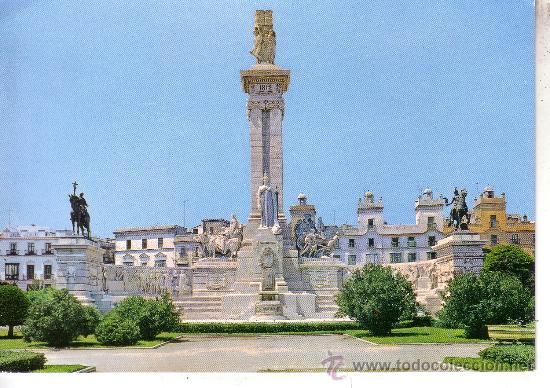 Postales: CADIZ - MONUMENTO A LAS CORTES DE 1812