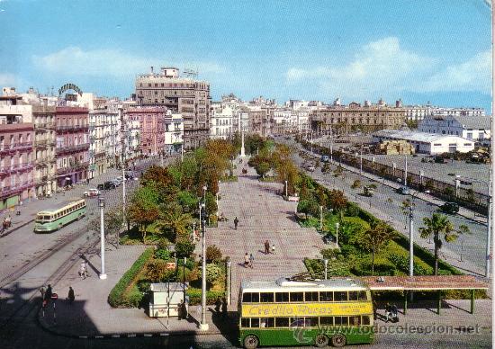 Postales: CADIZ - AVENIDA DE RAMON DE CARRANZA