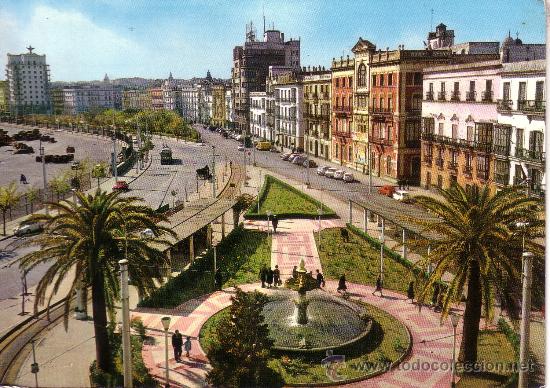 Postales: CADIZ - AVENIDA DE RAMON DE CARRANZA
