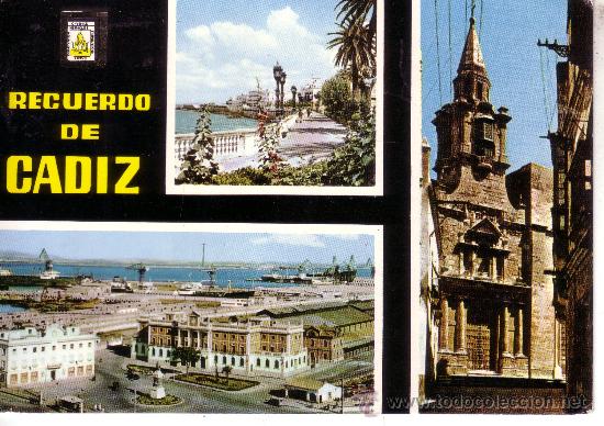 Postales: CADIZ - RECUERDO DE CADIZ - DIVERSOS ASPECTOS