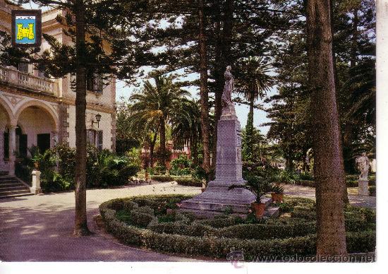 Postales: CADIZ - LA LINEA - AYUNTAMIENTO Y JARDINES