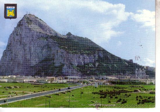 Postales: CADIZ - LA LINEA - VISTA PE&Ntilde;ON DE GIBRALTAR