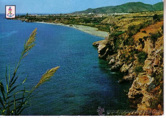 Postales: MALAGA - NERJA - PLAYA DE LA DONCELLA - Foto 1