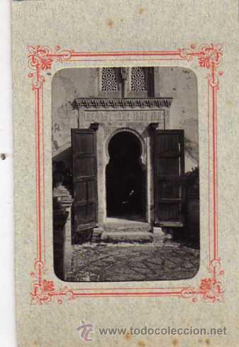 Postales: FOTOGRAFIA ORIGINAL MEDIDAS, ( S&Oacute;LO FOTO) 9 X 6 CM. Granda Alhambra. Puerta mocarabes.