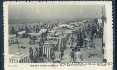 Postales: POSTAL DE CADIZ - 256 PLAYA DE LA VICTORIA   P-ANC-176