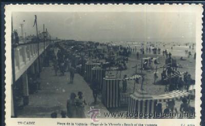 Postales: POSTAL DE CADIZ - 259 PLAYA DE LA VICTORIA   P-ANC-177