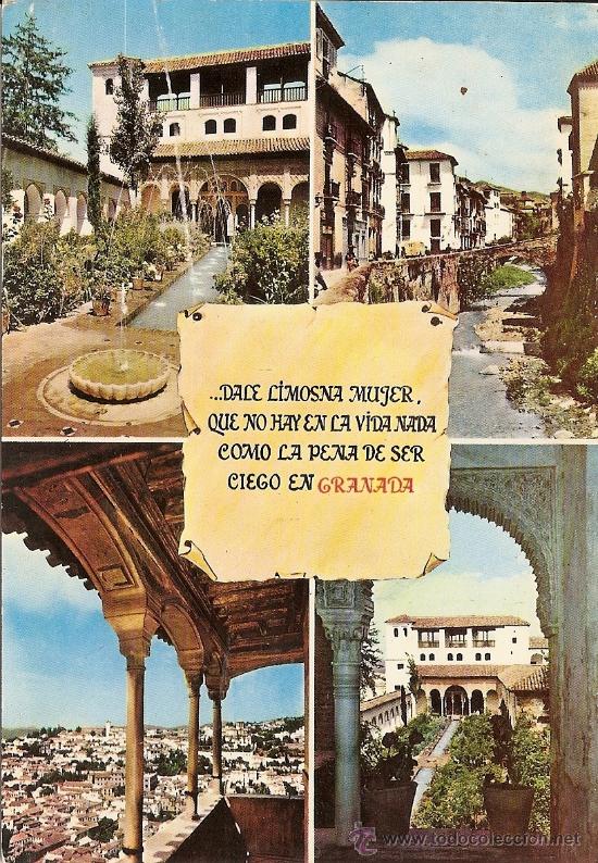 Postales: RECUERDO DE GRANADA