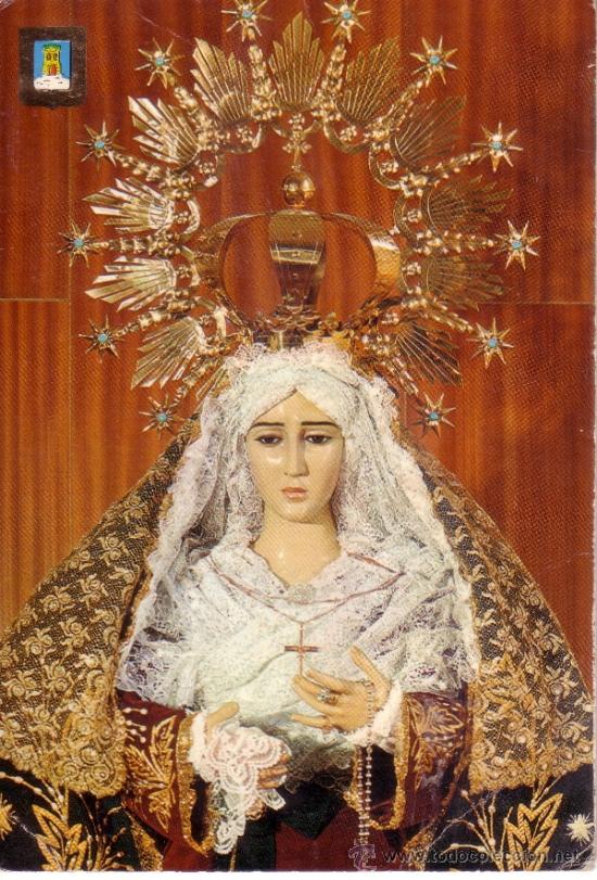 Postales: CADIZ - EL TESORILLO - SANTISIMA VIRGEN DE LOS DOLORES - PATRONA DEL TESORILLO