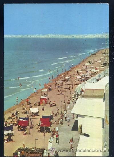 Postales: POSTAL DE CADIZ N&ordm; 8823 SERIE II - PLAYA DE LA VICTORIA   P-ANC-248