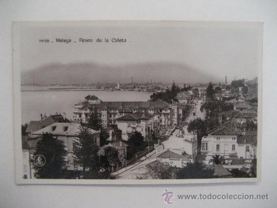 Postales: POSTAL M&Aacute;LAGA - PASEO DE LA CALETA - EDICIONES - Foto 1