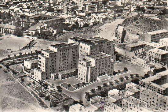 Postales: HUELVA.- RESIDENCIA SANITARIA MANUEL LOIS GARCIA DEL SEGURO DE ENFERMEDAD (AEREA)