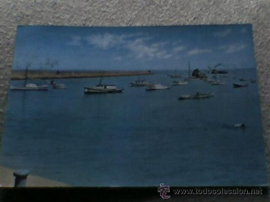 Postales: Postal puerto Cadiz a&ntilde;os 60 circulada Foto Ferreira
