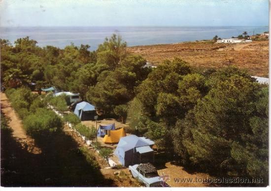 Postales: ALMERIA - CAMPING DE AGUA DULCE