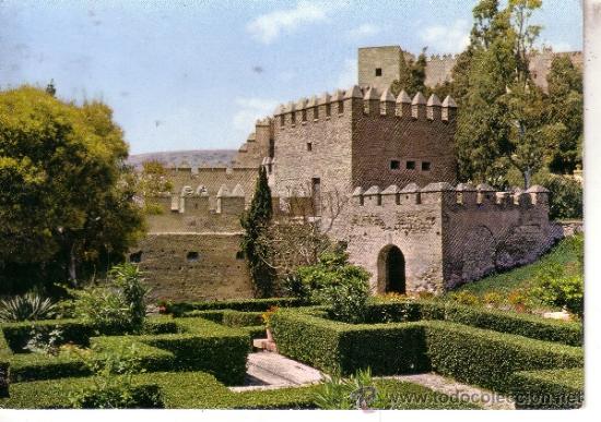 Postales: ALMERIA - ALCAZABA - MURALLAS Y JARDIN
