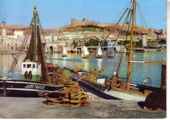 Postales: ALMERIA - VISTA PUERTO Y ALCAZABA