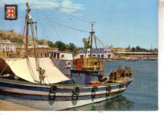 Postales: ALMERIA - VISTA PUERTO Y CLUB DE MAR
