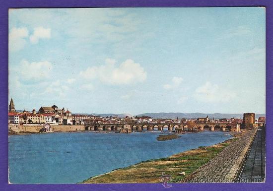 Postales: cordoba - puente romano sobre el guadalquivir - n&ordm; 65 - ed. garrabella - escrita - a&ntilde;o 1965