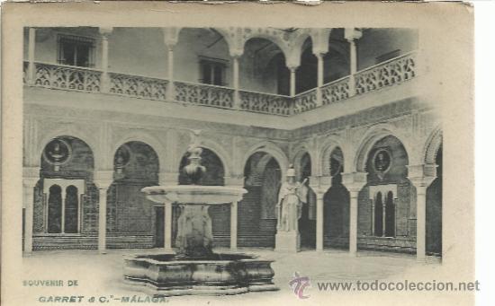 Postales: MALAGA DORSO SIN DIVIDIR SIN ESCRIBIR