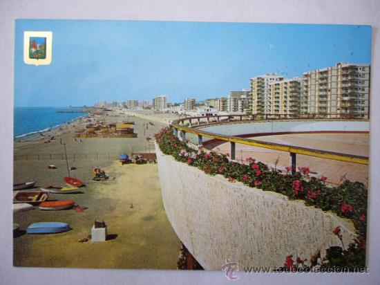 Postales: TORRE DEL MAR. N&ordm; 31. ESCUDO DE ORO. ESCRITA Y CIRCULADA