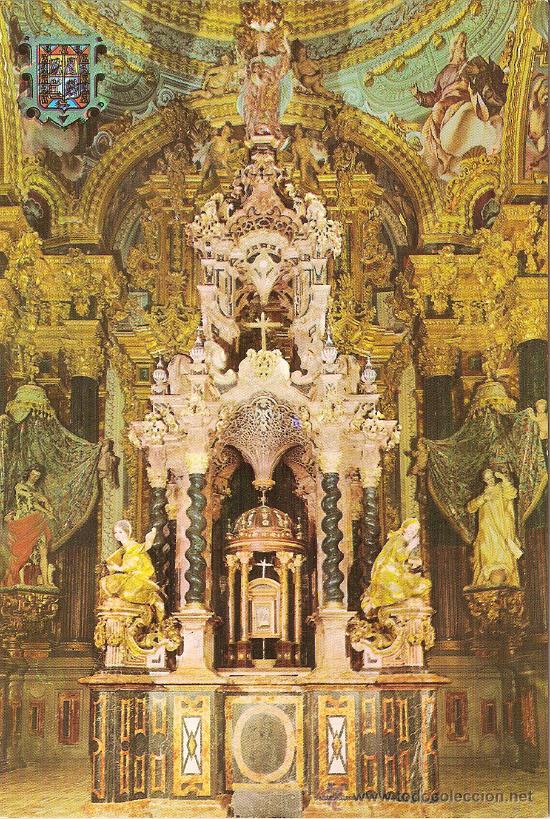 Postales: GRANADA - LA CARTUJA - TEMPLETE DEL SANCTA SANTORUM - NUEVA - Foto 1