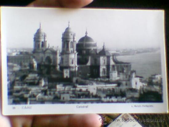 Postales: Postal Catedral Cadiz sin circular antigua foto Roisin n&ordm; 25 Infonal (B4)