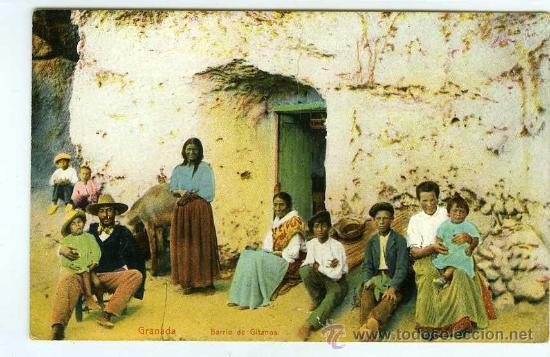 Postales: POSTAL GRANADA BARRIO DE GITANOS - Foto 1