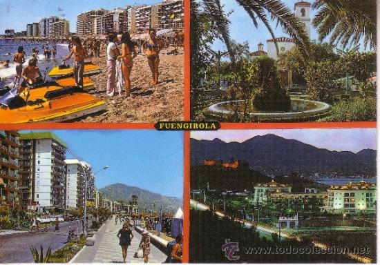Postales: MALAGA - FUENGIROLA - DIVERSOS ASPECTOS - Foto 1