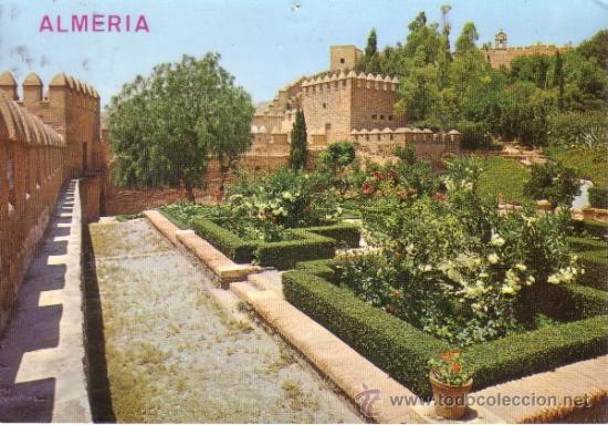 Postales: ALMERIA - JARDINES DE LA ALCAZABA