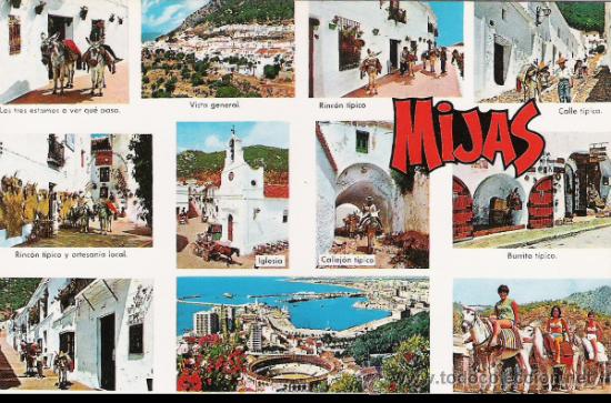 Postales: MIJAS - POSTALES COSTA DEL SOL 1942 - Foto 1