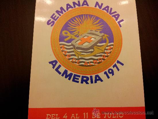 Postales: POSTAL ALMER&Iacute;A - MAR DE ALBOR&Aacute;N - SEMANA NAVAL 1971