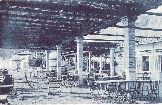 Cartoline: TARJETA POSTAL. MALAGA. N&ordm; 50. BA&Ntilde;OS DEL CARMEN. ED. GRAFOS.