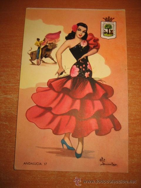 Postais: ANDALUCIA N&ordm; 17  JUAN JOSE MELERO