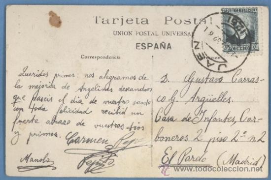 Postales: Fachada de la catedral - Jaen - 1932 - Foto 2