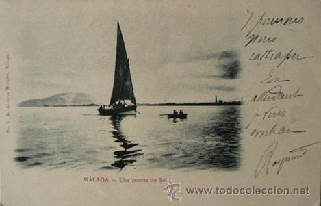 Postales: MALAGA.PUESTA.DE.SOL - Foto 1