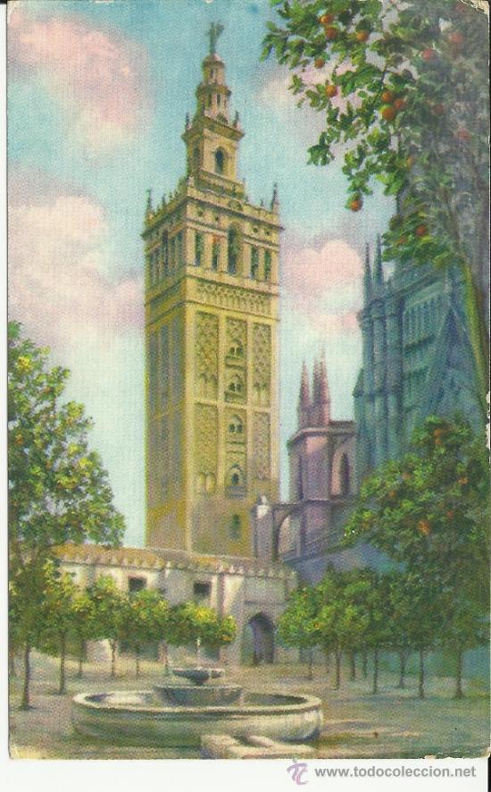 Postales: SEVILLA GIRALDA ESCRITA - Foto 1