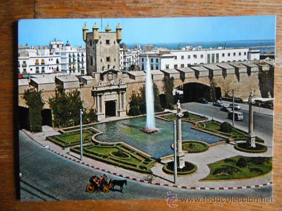 Postales: Postal. Cadiz. Puerta de Tierra. 1971