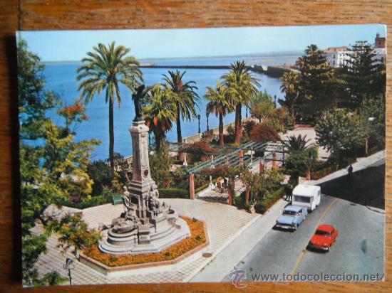 Postales: Postal. Cadiz. Alameda Marques de Comillas. 1969