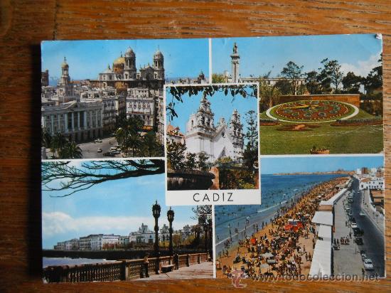 Postales: Postal. Cadiz. Aspectos urbanos. 1974