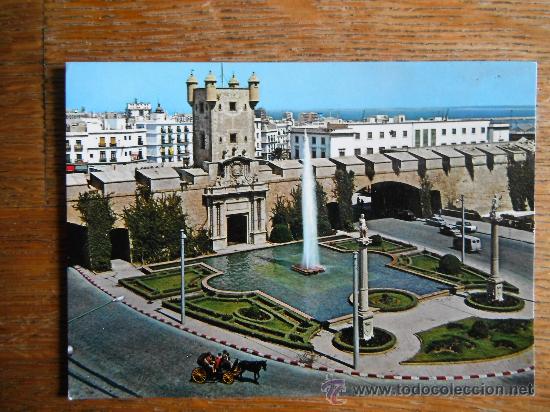 Postales: Postal. Cadiz. Puerta de Tierra. 1971