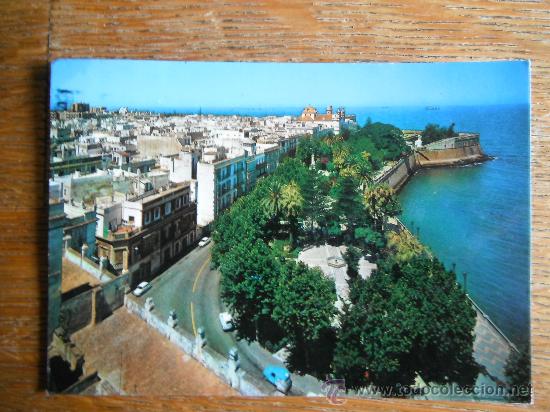Postales: Postal. Cadiz. Alameda de Apodaca. A&ntilde;os 60